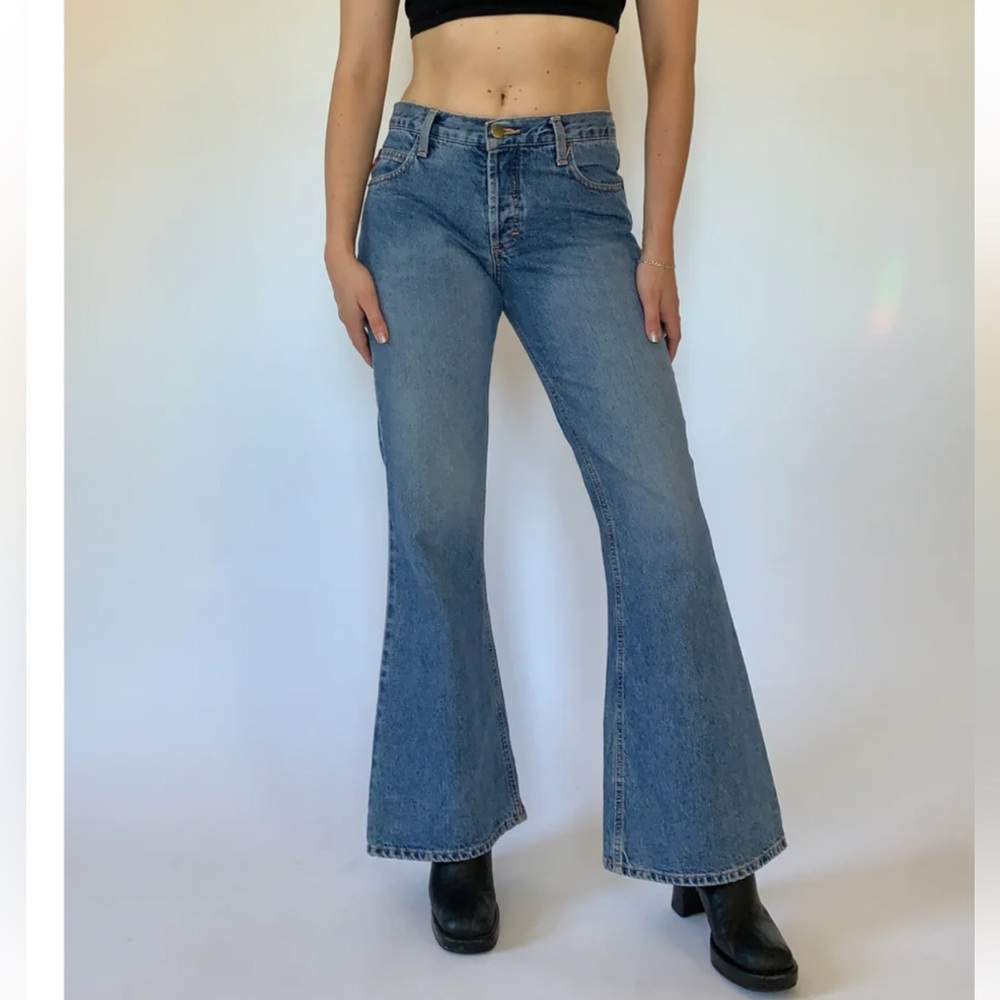 Vintage MUDD JEANS 90s Y2K Flare Leg Jeans 100% cotton